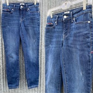 Tommy Jeans light distressed blue skinny Jean W26